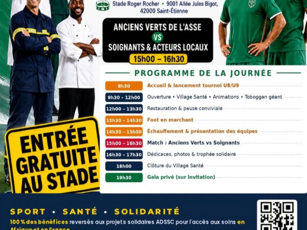 Journée Intergénérationnelle Sport & Santé à Saint-Étienne : un rendez-vous solidaire et festif le 12 septembre 2026 !